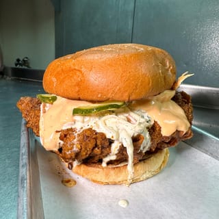 Sark's Hot Chicken Sandwich